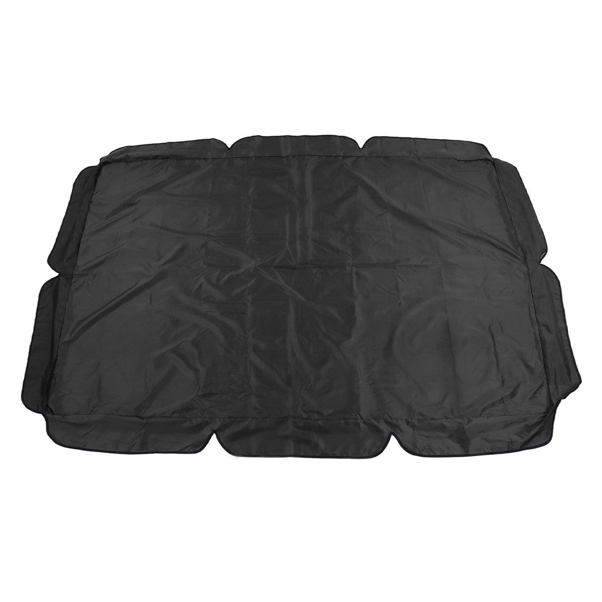 Outdoor Swing Canopy Waterproof Porch Top Cover Replacement UV Proof for Patio Yard Chair Black