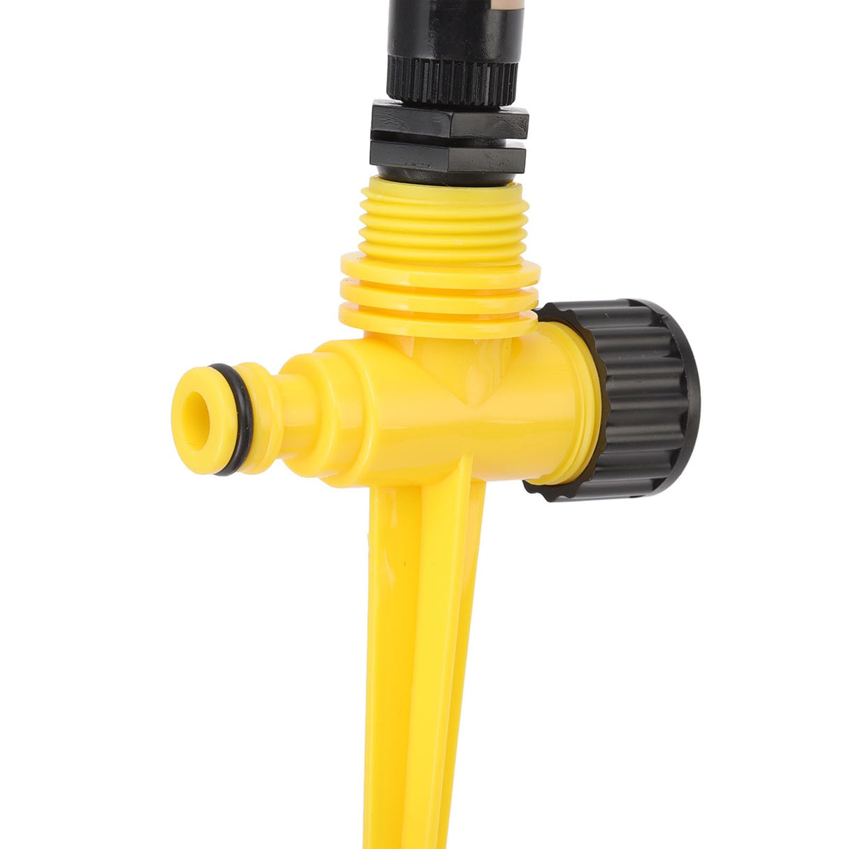 2Set 360 Degree Rotating Garden Yard Sprinkler Ground Plug Type McGonagall Sprinkler Head for Drip Irrigation Green Cooling