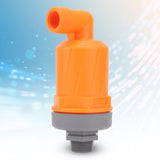 Orange Automatic Air Vent Valve High Hardness Great Flowing Rate PP Exhaust Vent Valve Top G1/2 Bottom G1 Compound Type 6632B PP - Extra Image