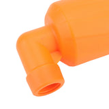 Orange Automatic Air Vent Valve High Hardness Great Flowing Rate PP Exhaust Vent Valve Top G1/2 Bottom G1 Compound Type 6632B PP