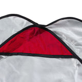 Swing Canopy Replacement Silver Coated Oxford Cloth Waterproof Swing Chair Canopy Cover for Outdoor Garden Balcony Red