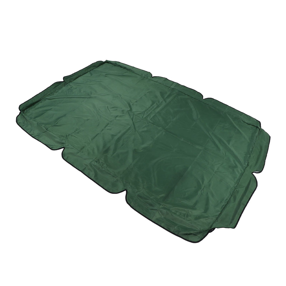 Swing Canopy Replacement Silver Coated Oxford Cloth Waterproof Swing Chair Canopy Cover for Outdoor Garden Balcony Dark Green
