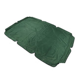 Swing Canopy Replacement Silver Coated Oxford Cloth Waterproof Swing Chair Canopy Cover for Outdoor Garden Balcony Dark Green