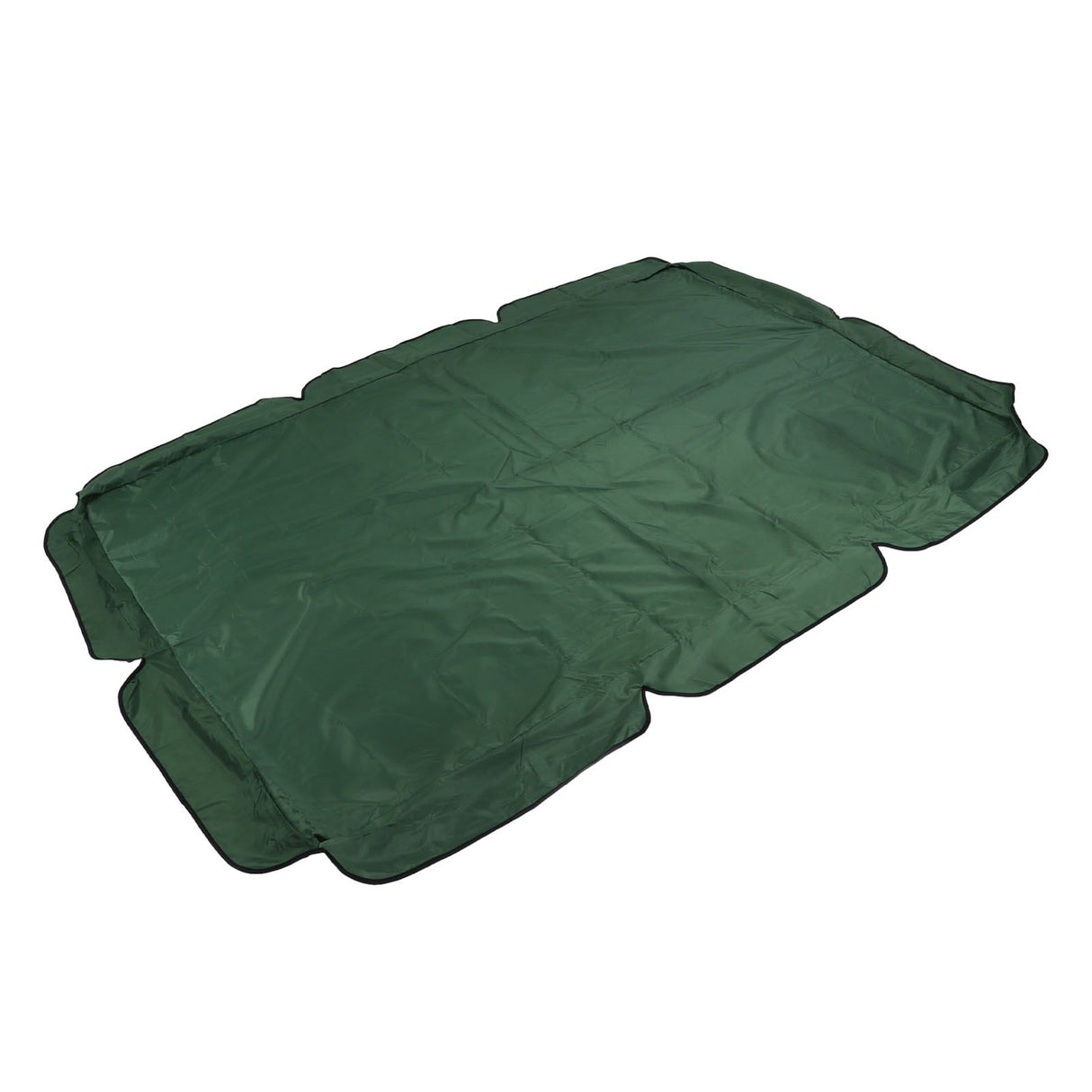 Swing Canopy Replacement Silver Coated Oxford Cloth Waterproof Swing Chair Canopy Cover for Outdoor Garden Balcony Dark Green