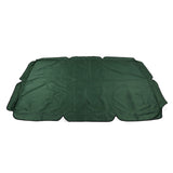 Swing Canopy Replacement Silver Coated Oxford Cloth Waterproof Swing Chair Canopy Cover for Outdoor Garden Balcony Dark Green - 45-Degree Angle