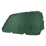 Swing Canopy Replacement Silver Coated Oxford Cloth Waterproof Swing Chair Canopy Cover for Outdoor Garden Balcony Dark Green