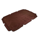 Swing Canopy Replacement Silver Coated Oxford Cloth Waterproof Swing Chair Canopy Cover for Outdoor Garden Balcony Brown - 45-Degree Angle
