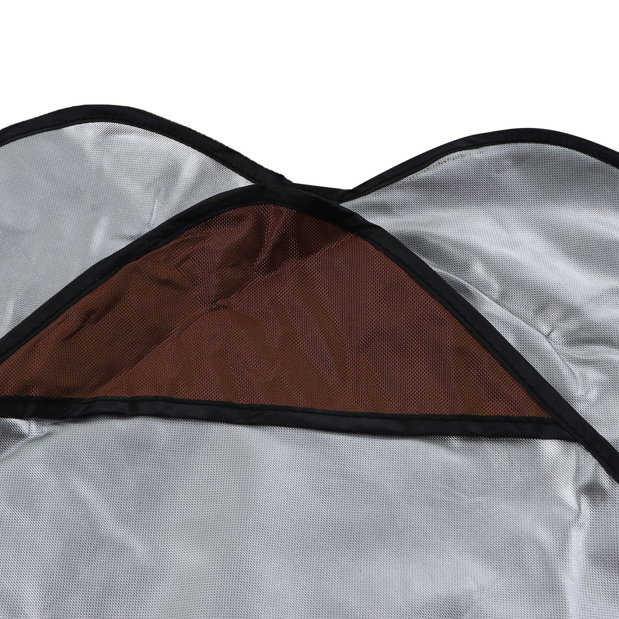 Swing Canopy Replacement Silver Coated Oxford Cloth Waterproof Swing Chair Canopy Cover for Outdoor Garden Balcony Brown