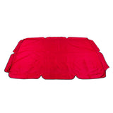 Swing Canopy 600D Silver Coated Oxford Cloth Waterproof Swing Top Cover for Outdoor Red