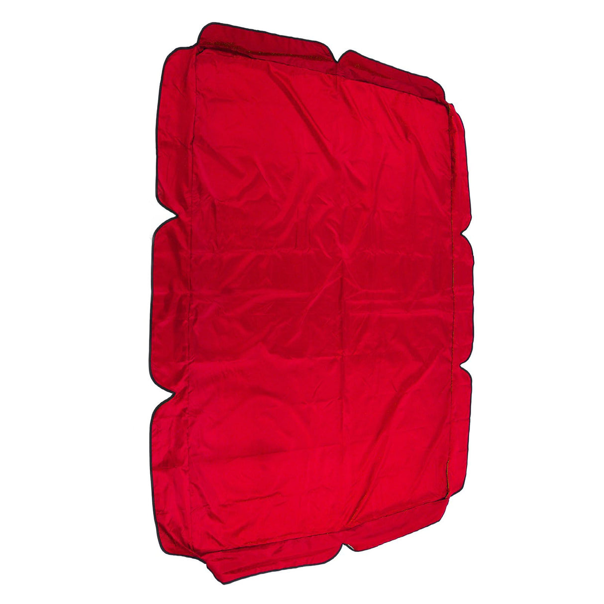 Swing Canopy 600D Silver Coated Oxford Cloth Waterproof Swing Top Cover for Outdoor Red
