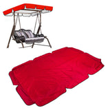 Swing Canopy 600D Silver Coated Oxford Cloth Waterproof Swing Top Cover for Outdoor Red - Extra Image