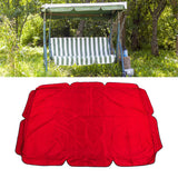 Swing Canopy 600D Silver Coated Oxford Cloth Waterproof Swing Top Cover for Outdoor Red - Extra Image