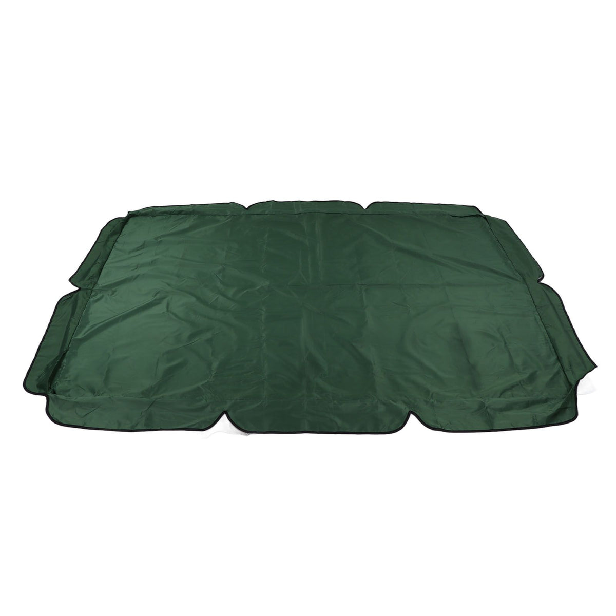 Swing Canopy 600D Silver Coated Oxford Cloth Waterproof Swing Top Cover for Outdoor Dark Green