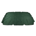Swing Canopy 600D Silver Coated Oxford Cloth Waterproof Swing Top Cover for Outdoor Dark Green