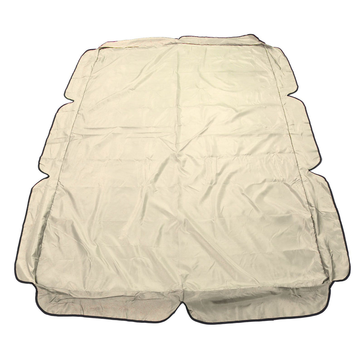 Swing Canopy 600D Silver Coated Oxford Cloth Waterproof Swing Top Cover for Outdoor Beige