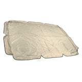 Swing Canopy 600D Silver Coated Oxford Cloth Waterproof Swing Top Cover for Outdoor Beige