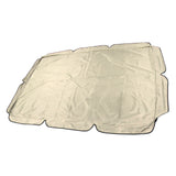 Swing Canopy 600D Silver Coated Oxford Cloth Waterproof Swing Top Cover for Outdoor Beige