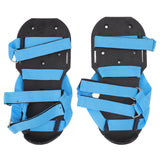 Lawn Aerator Shoes Garden Scarifier Shoes Soil Aeration Spike Shoes for Patio Yard Grassland Blue