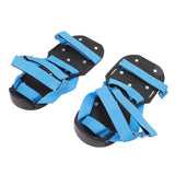 Lawn Aerator Shoes Garden Scarifier Shoes Soil Aeration Spike Shoes for Patio Yard Grassland Blue - Side View