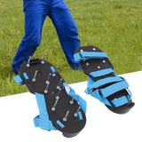 Lawn Aerator Shoes Garden Scarifier Shoes Soil Aeration Spike Shoes for Patio Yard Grassland Blue - Extra Image