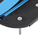 Lawn Aerator Shoes Garden Scarifier Shoes Soil Aeration Spike Shoes for Patio Yard Grassland Blue