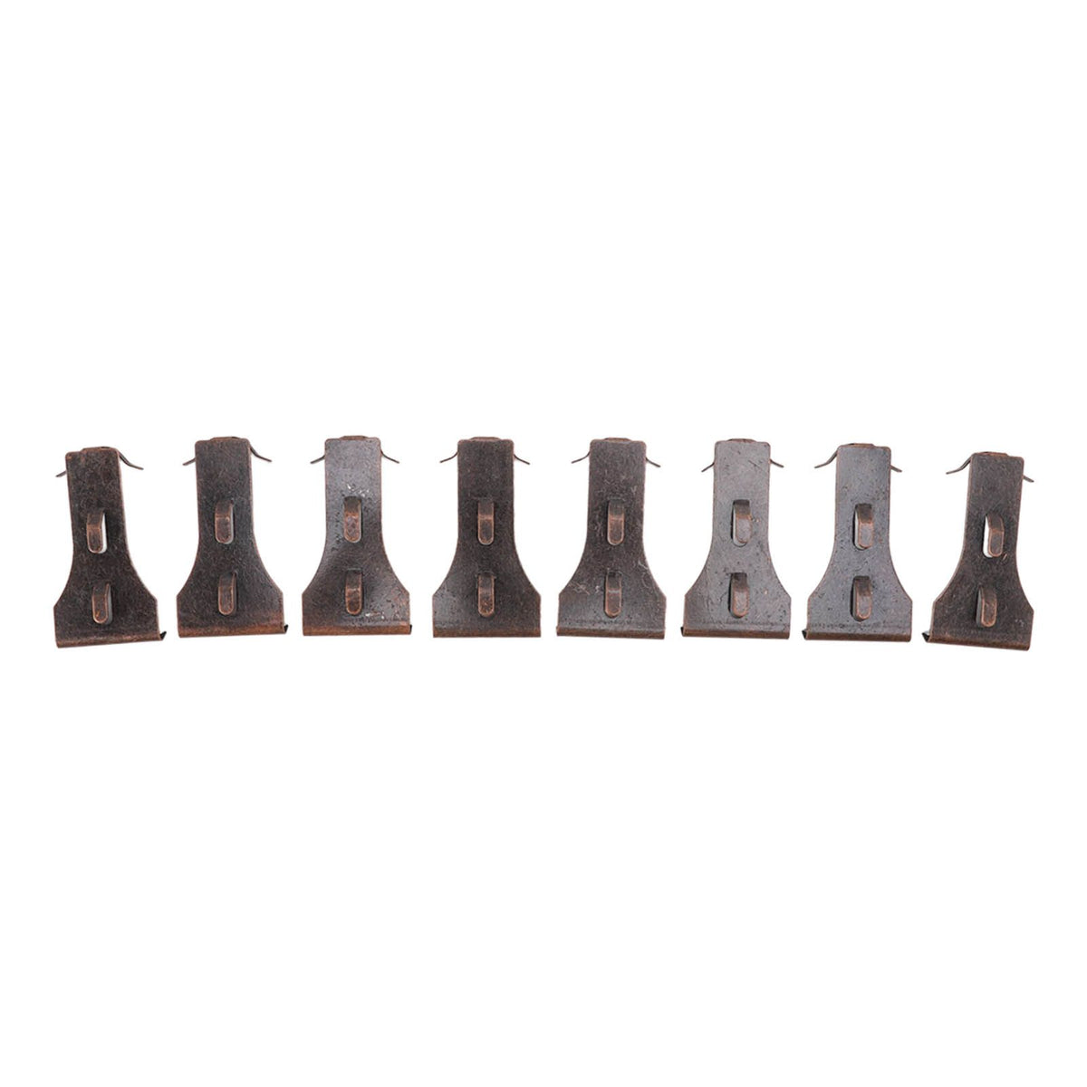 8Pcs Brick Hook Clips Steel Brick Hanger Fits Standard Size Bricks 2 1/4 Inch to 2 3/8 Inch in Height