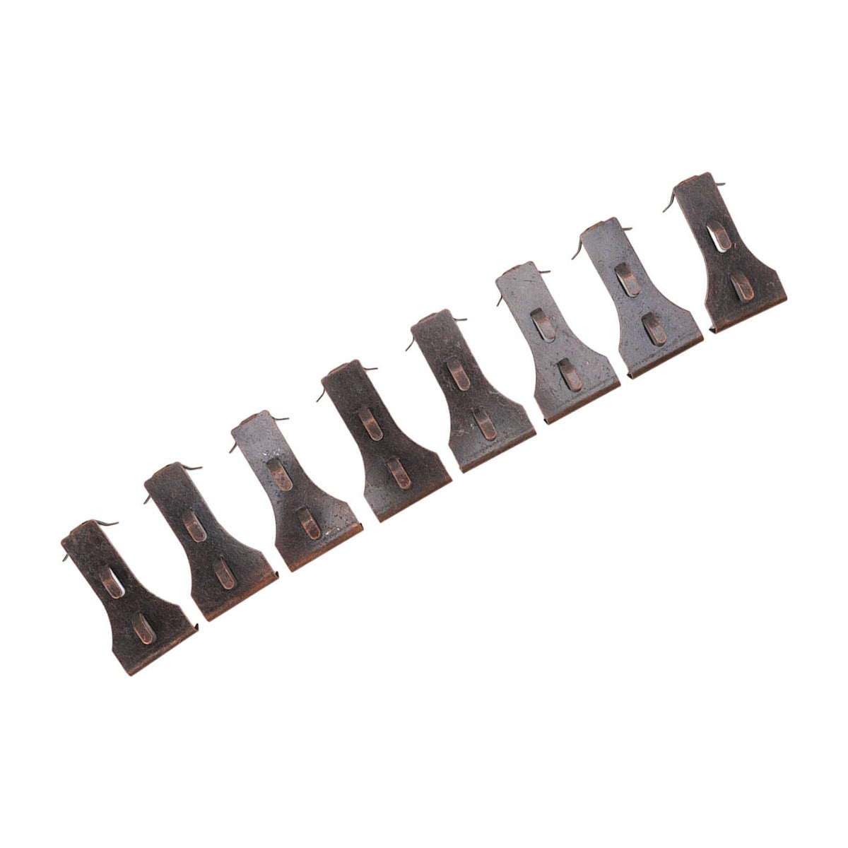 8Pcs Brick Hook Clips Steel Brick Hanger Fits Standard Size Bricks 2 1/4 Inch to 2 3/8 Inch in Height