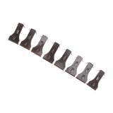 8Pcs Brick Hook Clips Steel Brick Hanger Fits Standard Size Bricks 2 1/4 Inch to 2 3/8 Inch in Height