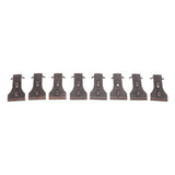 8Pcs Brick Hook Clips Steel Brick Hanger Fits Standard Size Bricks 2 1/4 Inch to 2 3/8 Inch in Height
