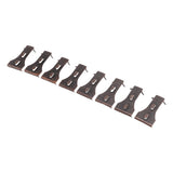 8Pcs Brick Hook Clips Steel Brick Hanger Fits Standard Size Bricks 2 1/4 Inch to 2 3/8 Inch in Height