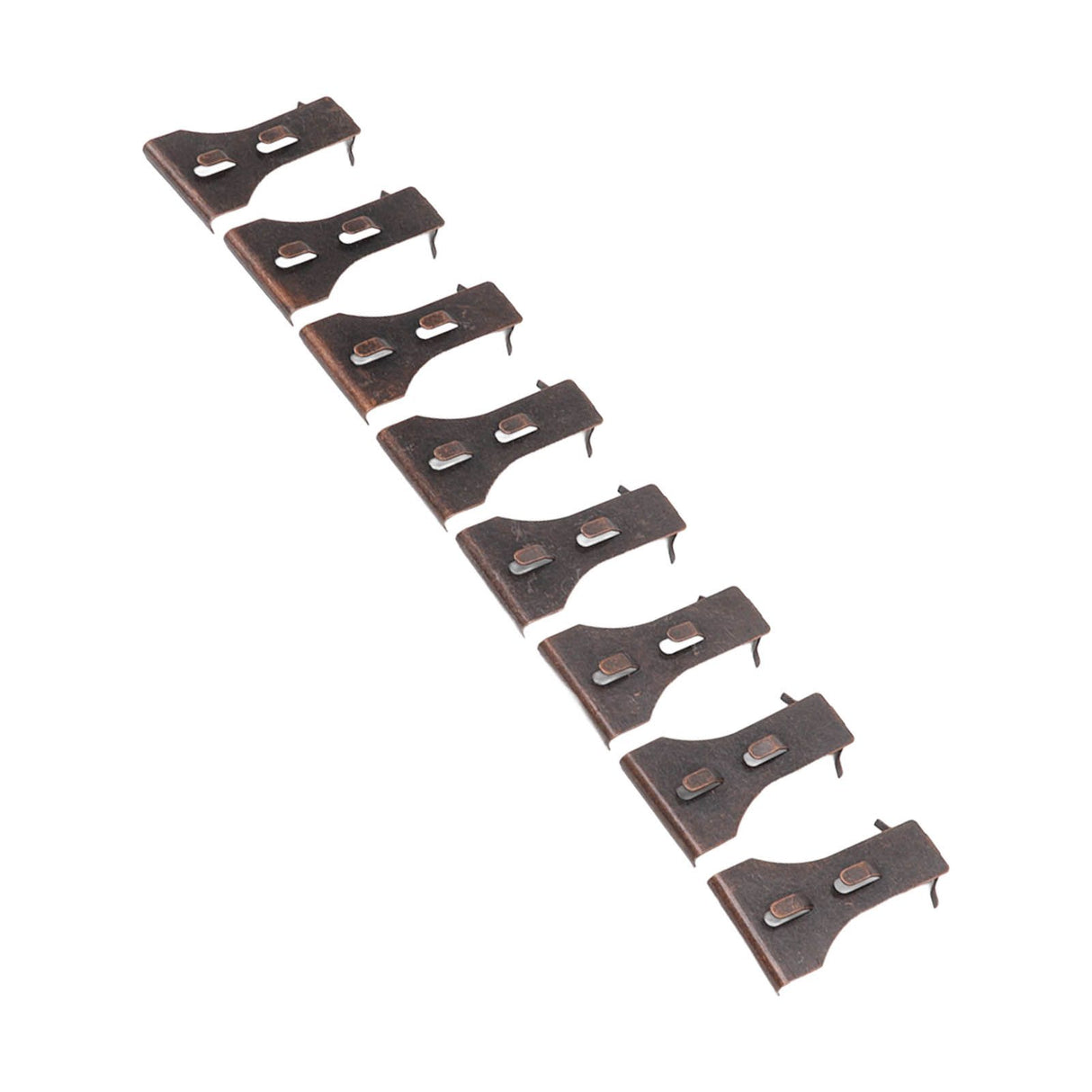 8Pcs Brick Hook Clips Steel Brick Hanger Fits Standard Size Bricks 2 1/4 Inch to 2 3/8 Inch in Height
