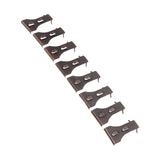 8Pcs Brick Hook Clips Steel Brick Hanger Fits Standard Size Bricks 2 1/4 Inch to 2 3/8 Inch in Height - Extra Image