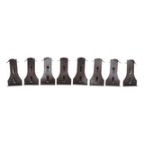 8Pcs Brick Hook Clips Steel Brick Hanger Fits Standard Size Bricks 2 1/4 Inch to 2 3/8 Inch in Height - Extra Image