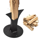 Wood Splitter Wedge Heavy Duty Firewood Kindling Splitter Small Manual Log Splitter for Small Fireplace Wood Stove