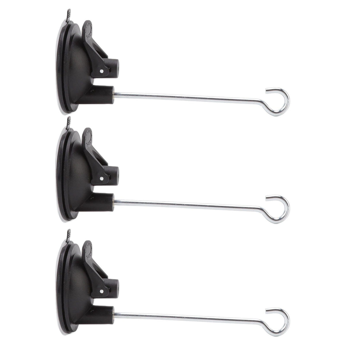 3 Pcs Bird Feeder Wall Hanger Window Suction Cup with Hanger Hook for Wind Chimes Plant