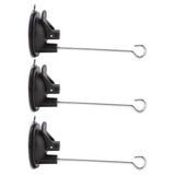 3 Pcs Bird Feeder Wall Hanger Window Suction Cup with Hanger Hook for Wind Chimes Plant