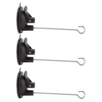 3 Pcs Bird Feeder Wall Hanger Window Suction Cup with Hanger Hook for Wind Chimes Plant