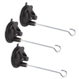 3 Pcs Bird Feeder Wall Hanger Window Suction Cup with Hanger Hook for Wind Chimes Plant - Side View