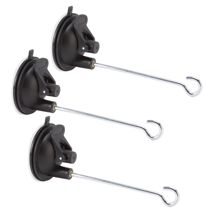 3 Pcs Bird Feeder Wall Hanger Window Suction Cup with Hanger Hook for Wind Chimes Plant