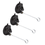 3 Pcs Bird Feeder Wall Hanger Window Suction Cup with Hanger Hook for Wind Chimes Plant