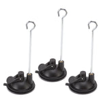 3 Pcs Bird Feeder Wall Hanger Window Suction Cup with Hanger Hook for Wind Chimes Plant