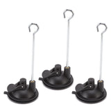 3 Pcs Bird Feeder Wall Hanger Window Suction Cup with Hanger Hook for Wind Chimes Plant - Rear View