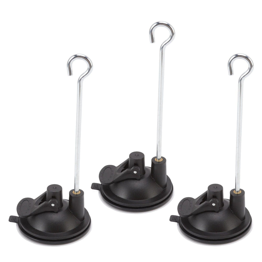 3 Pcs Bird Feeder Wall Hanger Window Suction Cup with Hanger Hook for Wind Chimes Plant