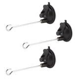 3 Pcs Bird Feeder Wall Hanger Window Suction Cup with Hanger Hook for Wind Chimes Plant - Close-Up Angle