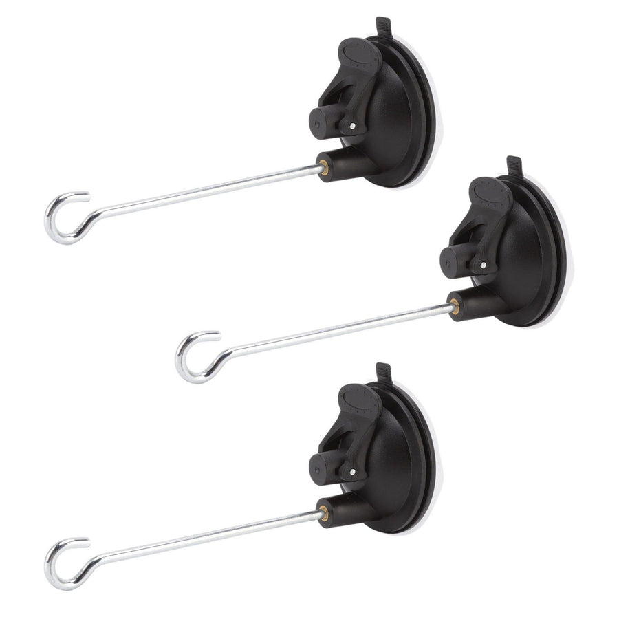 3 Pcs Bird Feeder Wall Hanger Window Suction Cup with Hanger Hook for Wind Chimes Plant