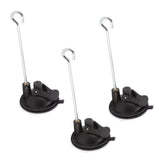 3 Pcs Bird Feeder Wall Hanger Window Suction Cup with Hanger Hook for Wind Chimes Plant - Low Angle