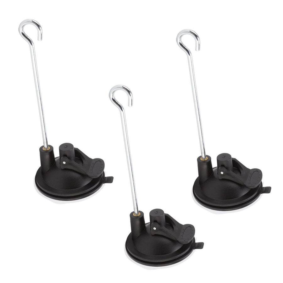 3 Pcs Bird Feeder Wall Hanger Window Suction Cup with Hanger Hook for Wind Chimes Plant