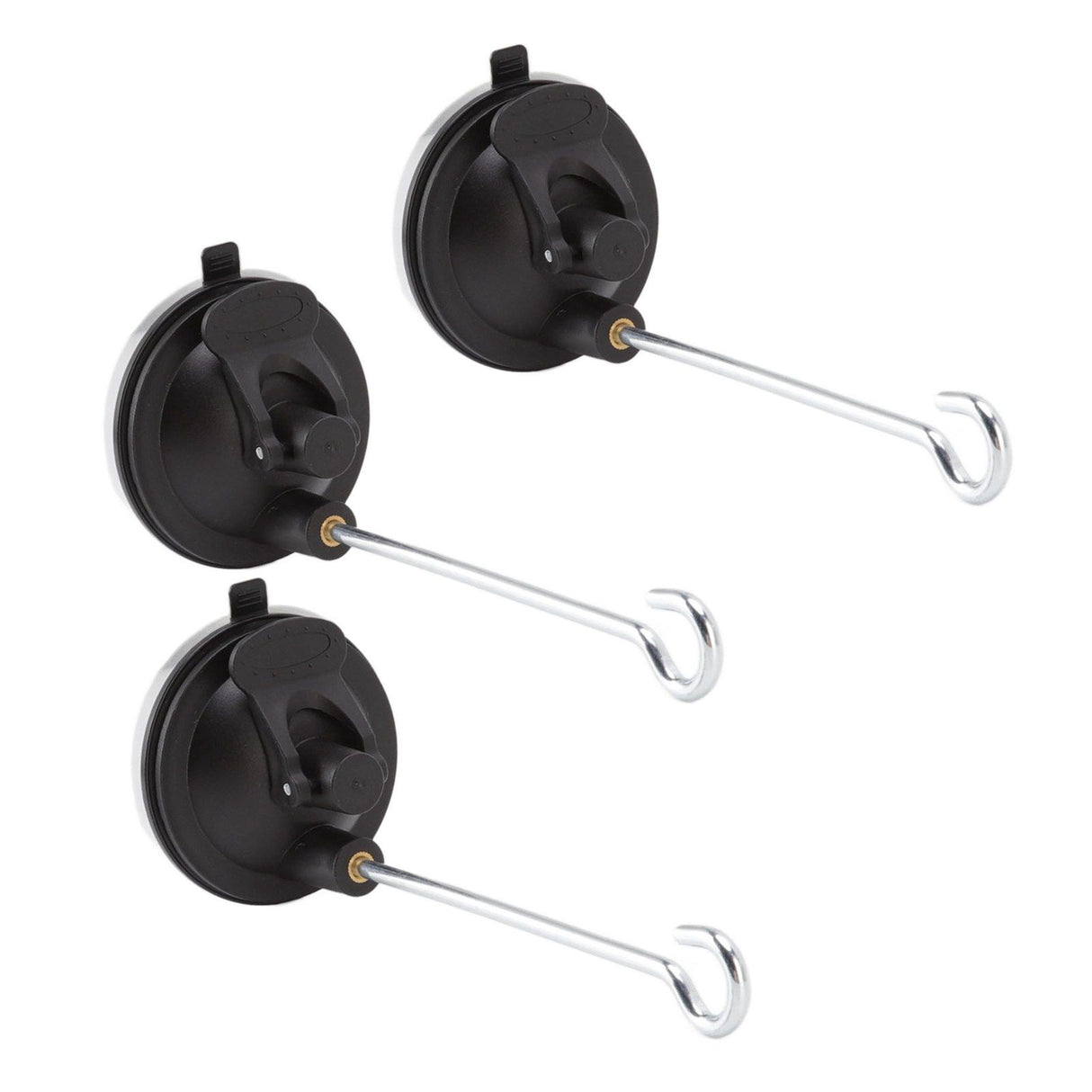 3 Pcs Bird Feeder Wall Hanger Window Suction Cup with Hanger Hook for Wind Chimes Plant