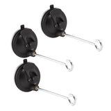3 Pcs Bird Feeder Wall Hanger Window Suction Cup with Hanger Hook for Wind Chimes Plant