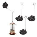 3 Pcs Bird Feeder Wall Hanger Window Suction Cup with Hanger Hook for Wind Chimes Plant - Extra Image